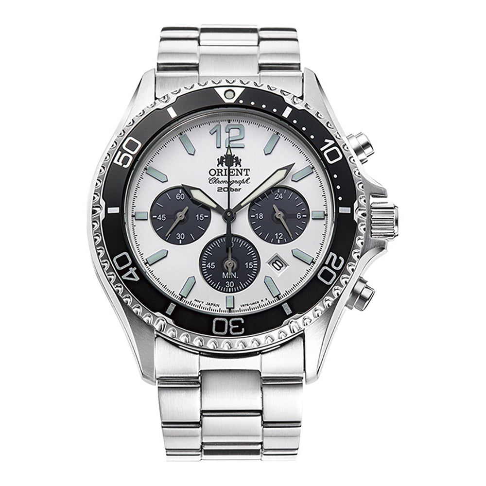 Orient Mako Solar Powered RA-TX0203S10B Men's Watch Chronograph